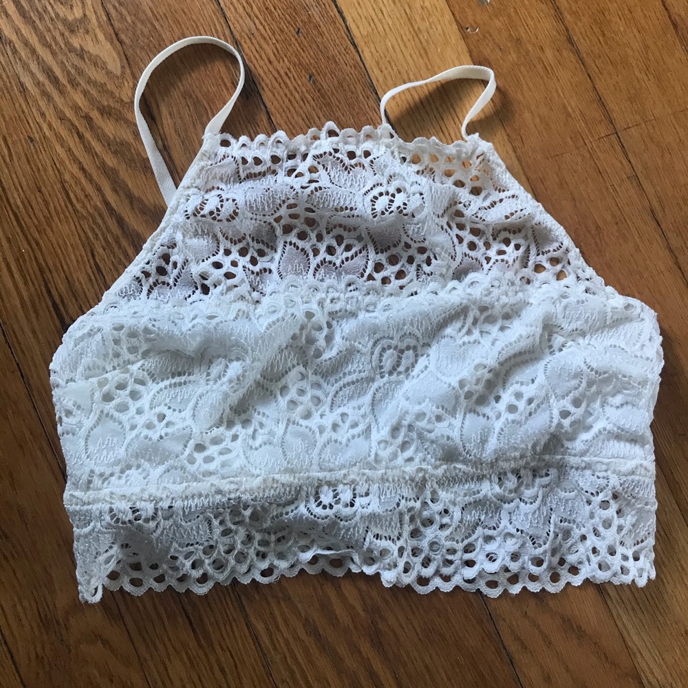 Aerie High-neck Lace Bralette